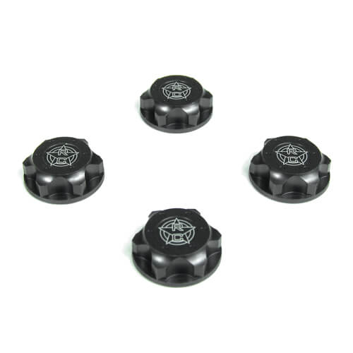 Tekno TKR5116C – Wheel Nuts (RC Logo, 17mm, 4pcs)