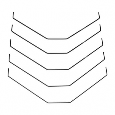 Tekno TKR6611 – Sway Bar Set (rear,1.0, 1.1, 1.2, 1.3, 1.4mm, EB/ET410)