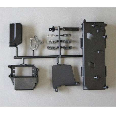 Mugen Seiki Radio Box & Battery Tray, X8E, E2323a