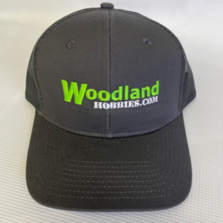Woodland Hobbies Curve Bill Snapback Cap Grey