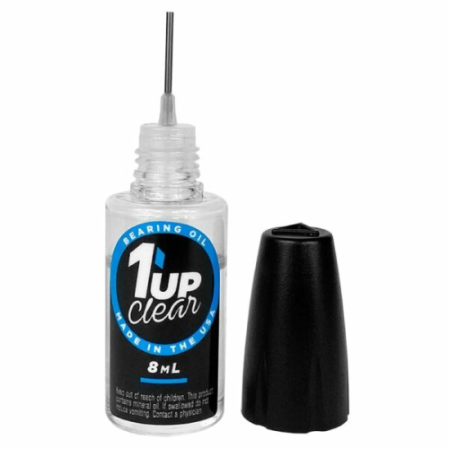 1up Racing Clear Bearing Oil - 8ml Oiler Bottle 120202