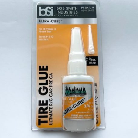 Woodland Hobbies BSI Ultra-Cure™ Tire Glue 3/4oz BSI-130
