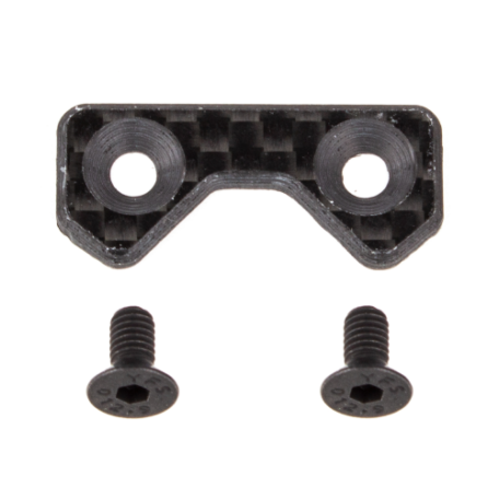 Team Associated FT RC10 One-Piece Front Carbon Fiber Wing Button 91916