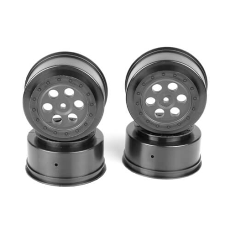 Tekno TKR2220 - TR606 SCT Wheel (black, SCT410 offset, 4pcs)