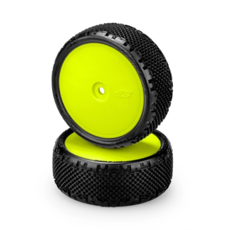 JConcepts Pin Swag 4wd Front, Pink Compound, pre-Mount on 3353Y Wheels 3182-201011