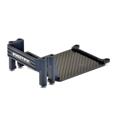 EXOTEK 2179 EB48 2.1 SERVO MOUNT AND TRAY SET, 7075 AND CARBON FIBER