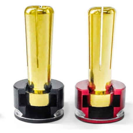 Powerhobby LowPro Bullet Plug Grips w/5mm Bullets w Heatsink PHB5019