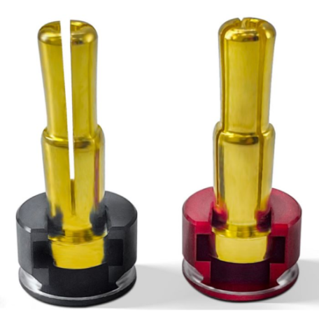 Powerhobby LowPro Bullet Plug Grips w/4-5mm Bullets w Heatsink PHB5020