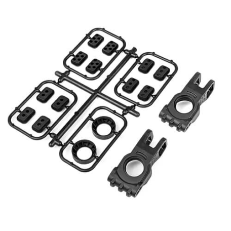 Tekno TKR9054B – Rear Hubs and Spacers (+/-2mm, L/R, EB/NB48 2.1)