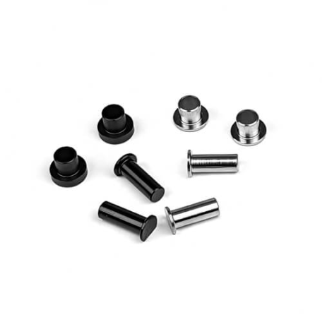 Tekno TKR9057B – Spindle Pin/Sleeve Set (revised, short/long, EB/NB48 2.1)