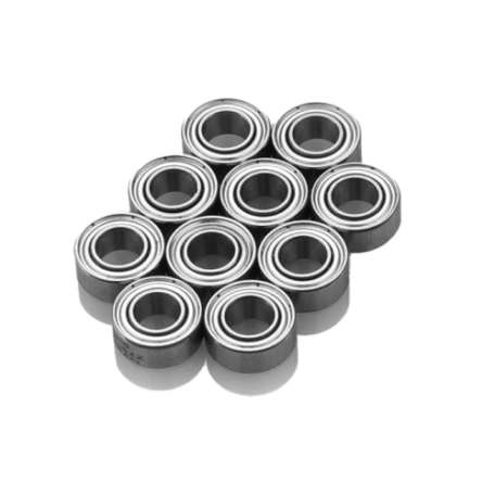 JConcepts Radial NMB 5x10x4mm Bearing Set, Fits Most 1/8th Clutch, 10pcs, 5016