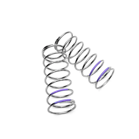 Tekno TKR6109 – Shock Spring Set (front, 1.6×7.5, 6.25lb/in, 57mm, purple)