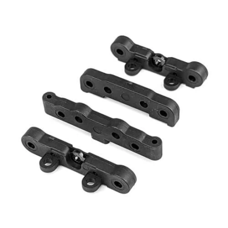 Tekno TKR9561 – Hinge Pin Brace Set (steel/composite, A/B/C/D, MT/SCT410 2.0)