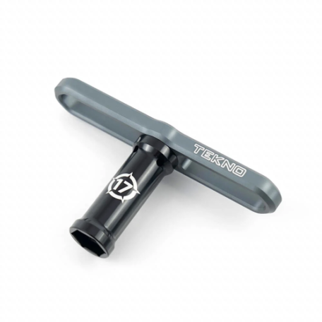 Tekno TKR1116B – 17mm Wheel Wrench, Shock Cap Tool (long shank, aluminum)