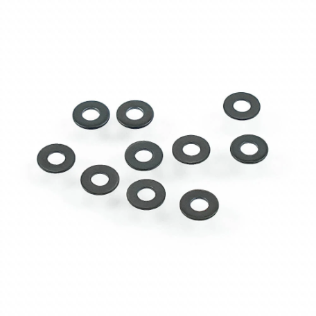 Tekno TKR1264 – M2.6×6.0x0.5mm Washer (black, 10pcs)
