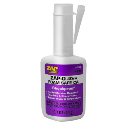 ZAP-O Xtra Foam Safe CA 20-gram Bottle, PT-25X