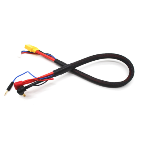 Racers Edge Pro Charge Lead Set 4mm / 5mm Bullet, Female XT90, 18" Long, RCE1172