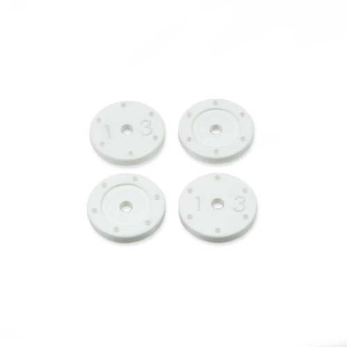 Tekno TKR6137 – Shock Piston Set (flat/flat, all 16mm shocks, 6×1.3, 4pcs)