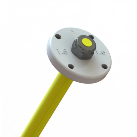 Tekno TKR6138B – Shock Piston Set (flat/flat, 2×1.5 + 2×1.6, 4pcs)