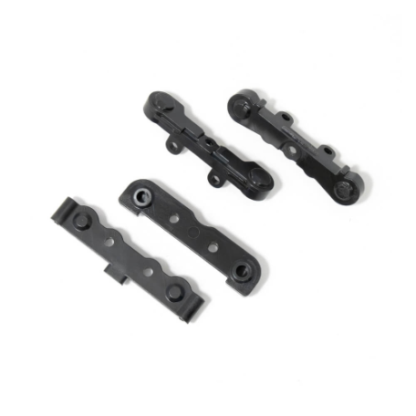 Tekno TKR9661 – Hinge Pin Brace Set (steel/composite, A/B/C/D, MT48 2.0)