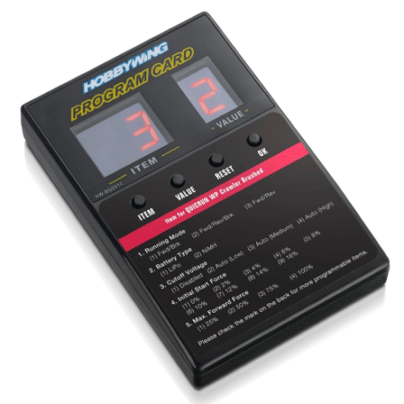 Hobbywing LED Program Card, 30501003