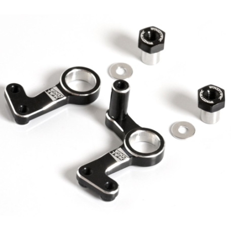 EXOTEK 2364 RC10 CLASSIC HD STEERING CRANKS, 7075 for use with M3 ball studs